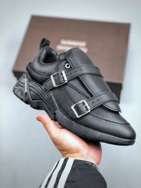 Design Raf Simons Ozweego Black Glow-in-the-Dark Sneakers Chunky Sneakers - 15