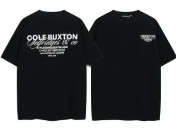 Cole Buxton Defridges & Co Black T-Shirt - 1