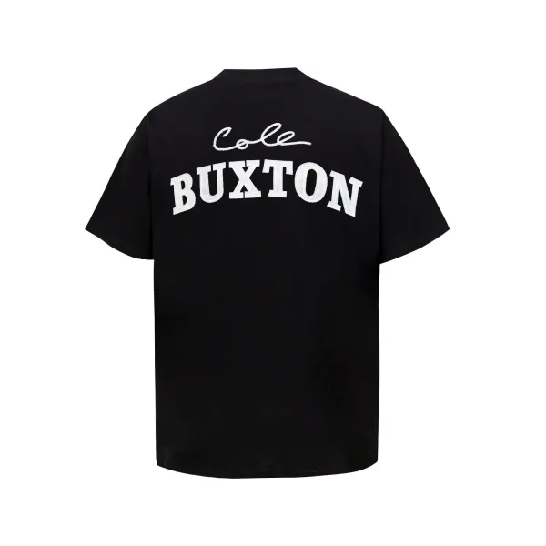 Cole Buxton Signature Arch Back Print Black T-Shirt - 1