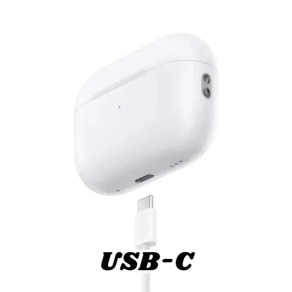 Apple AirPods Pro (2nd Gen) with USB-C Charging Case White TWS Earbuds - 1