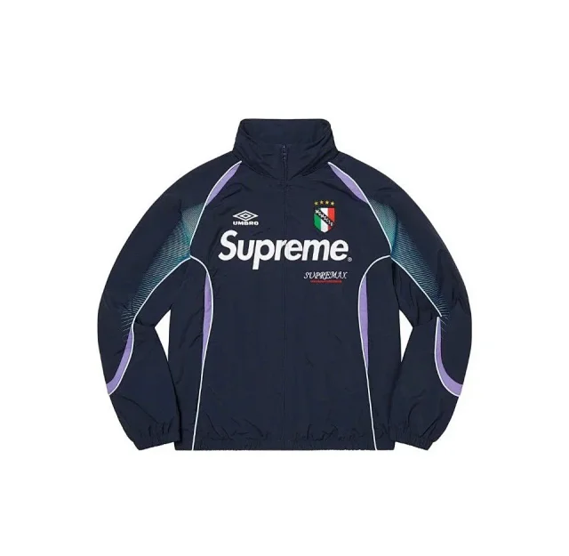Supreme Jackets Zip-Up Football Track Jacket product detail image 5