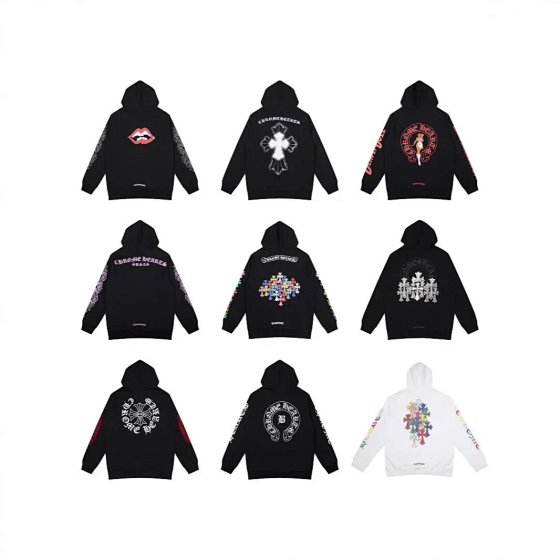 CH Cross Hooded Sweatshirt - Versatile Fashion & Trendy