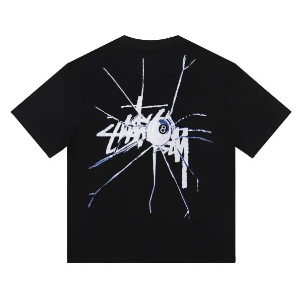 Stussy Graphic T-Shirt Collection Black/White Streetwear T-Shirt - 36