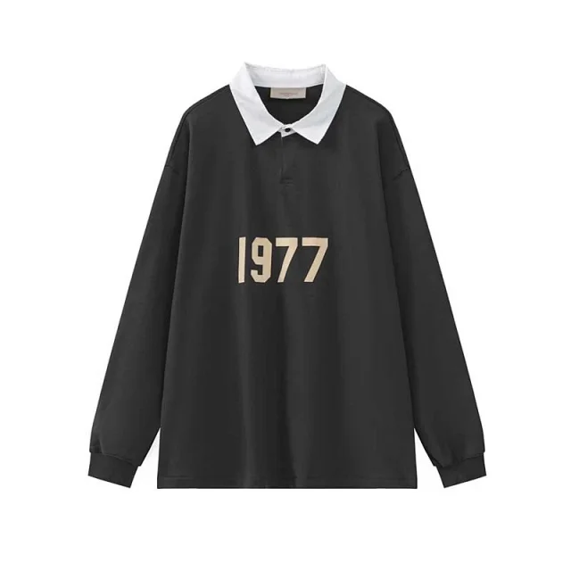 Unbranded Hoodies & Sweatshirts 1977 Graphic Contrast-Collar Sweatshirt product detail image 7