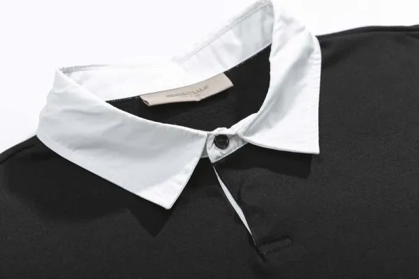 Design 1977 Logo Polo Black Polo Shirt - 17