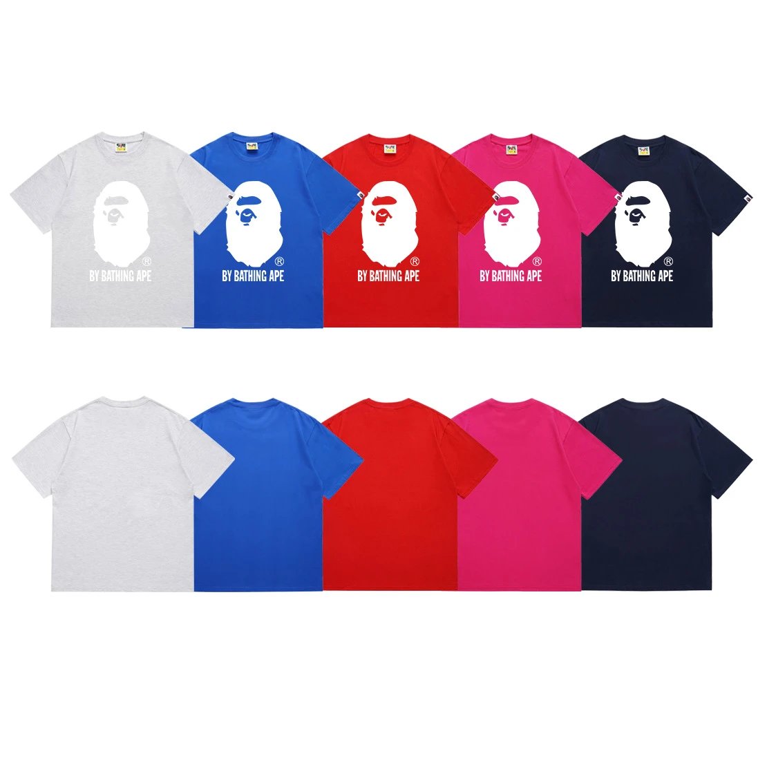 A Bathing Ape Camo Ape Head Graphic Black T-Shirt - 7