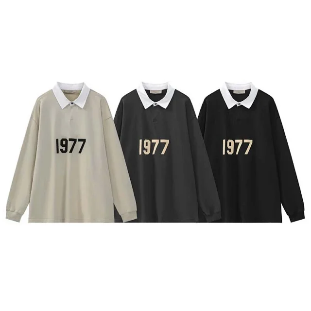 Unbranded Hoodies & Sweatshirts 1977 Graphic Contrast-Collar Sweatshirt product detail image 2