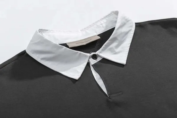 Design 1977 Logo Polo Black Polo Shirt - 19