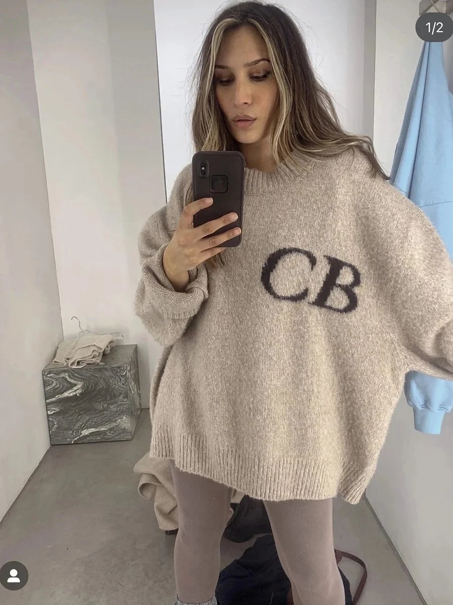 CB Knit Sweater Black - 10