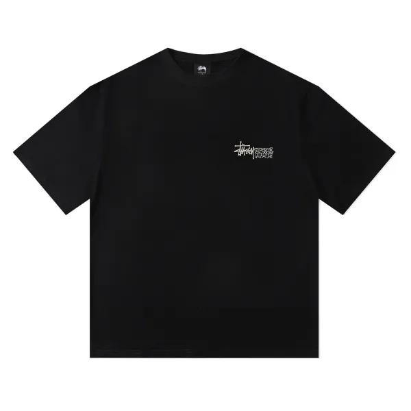 Stussy Graphic T-Shirt Collection Black/White Streetwear T-Shirt - 15
