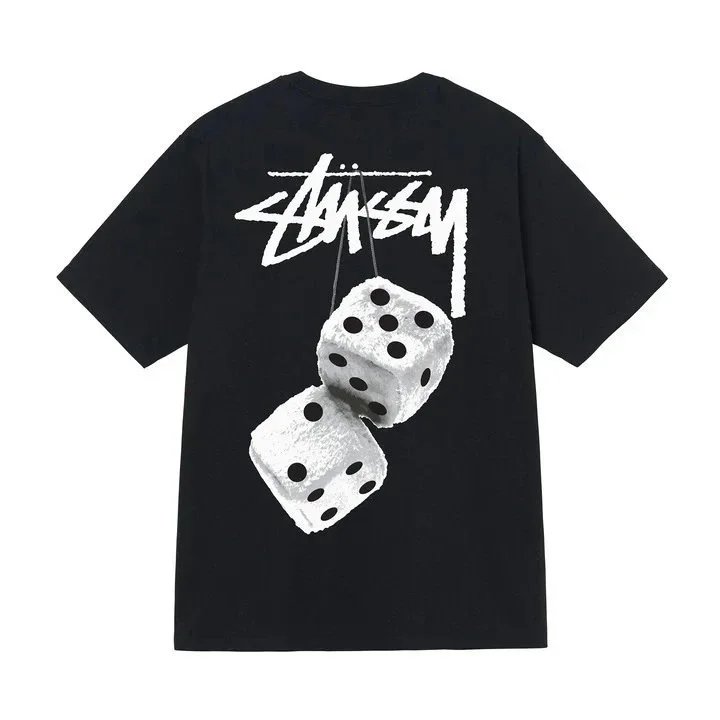 Stussy Graphic Print White Streetwear T-Shirt