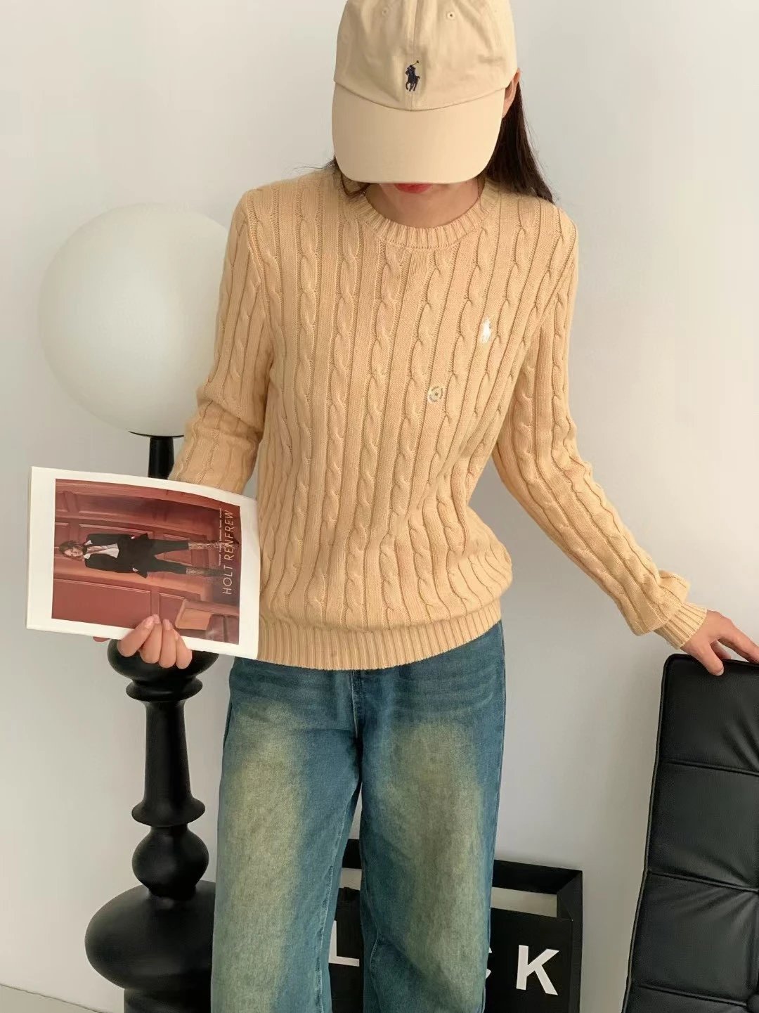 Ralph Lauren Women's Crew Neck Sweater photo 7