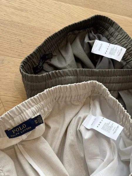 Polo Ralph Lauren Linen-Blend Jogger Pants Beige - 12