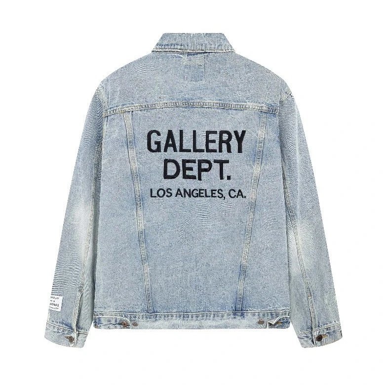 Denim Jacket Gallery Dept. Blue Distressed Oversized