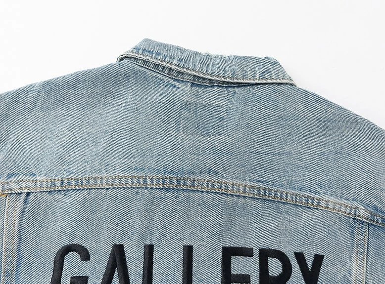GD Embroidered Logo Light Blue Denim Jacket photo 7