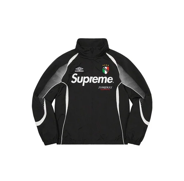 Supreme Jackets Zip-Up Football Track Jacket product detail image 3