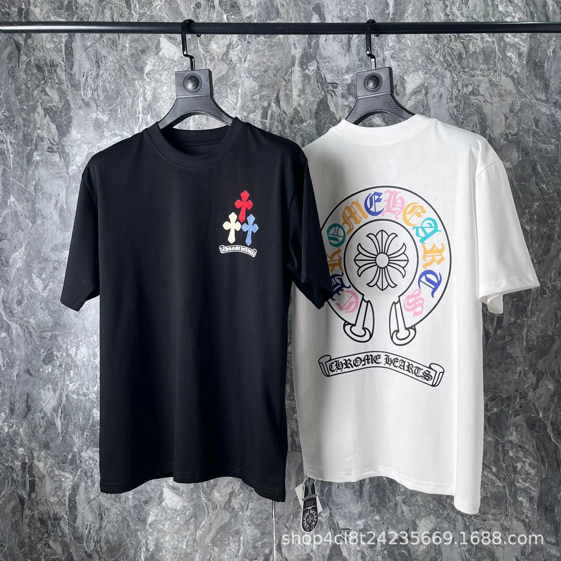 Chrome Hearts Cross Logo White T-Shirt - 24