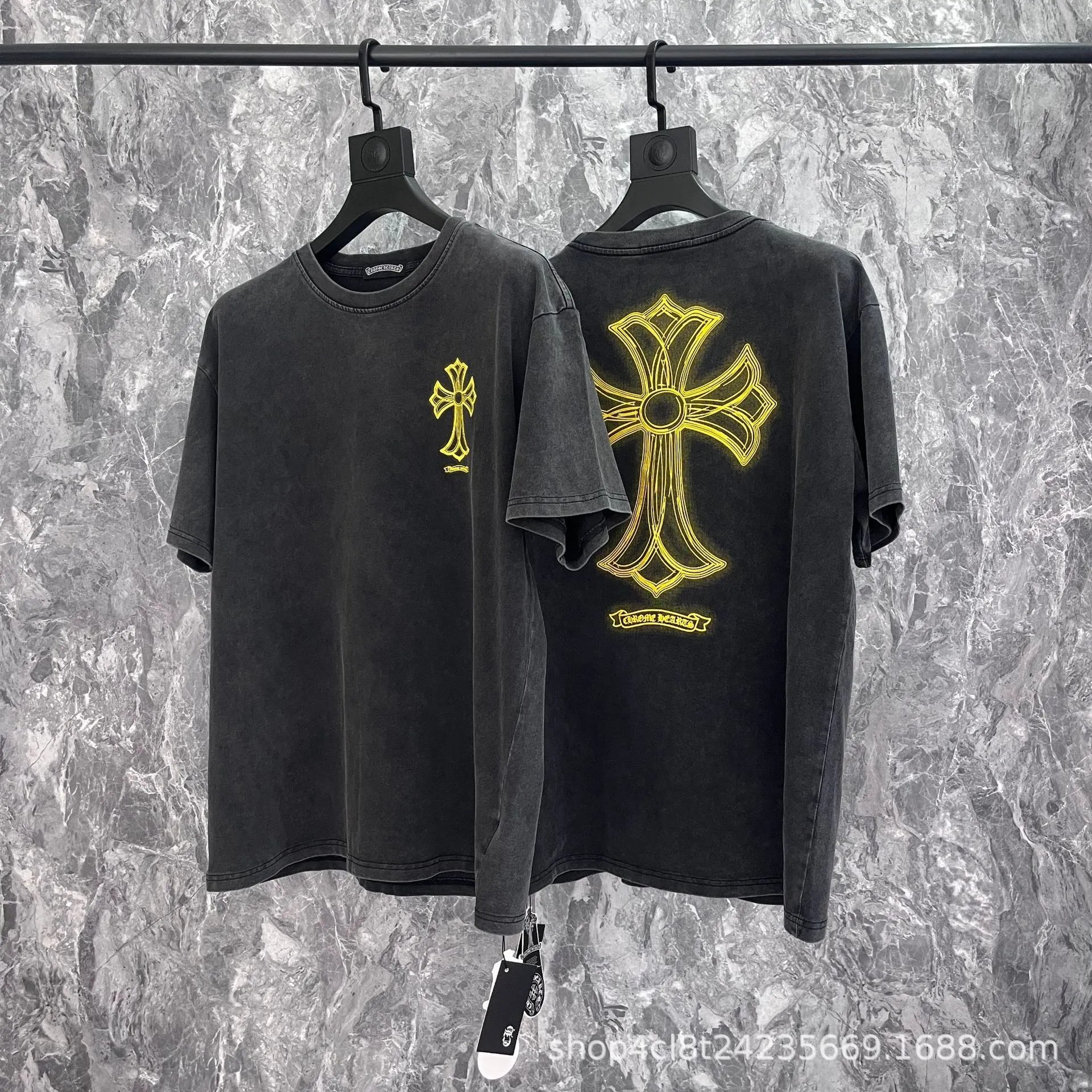 Chrome Hearts Cross Logo White T-Shirt - 21