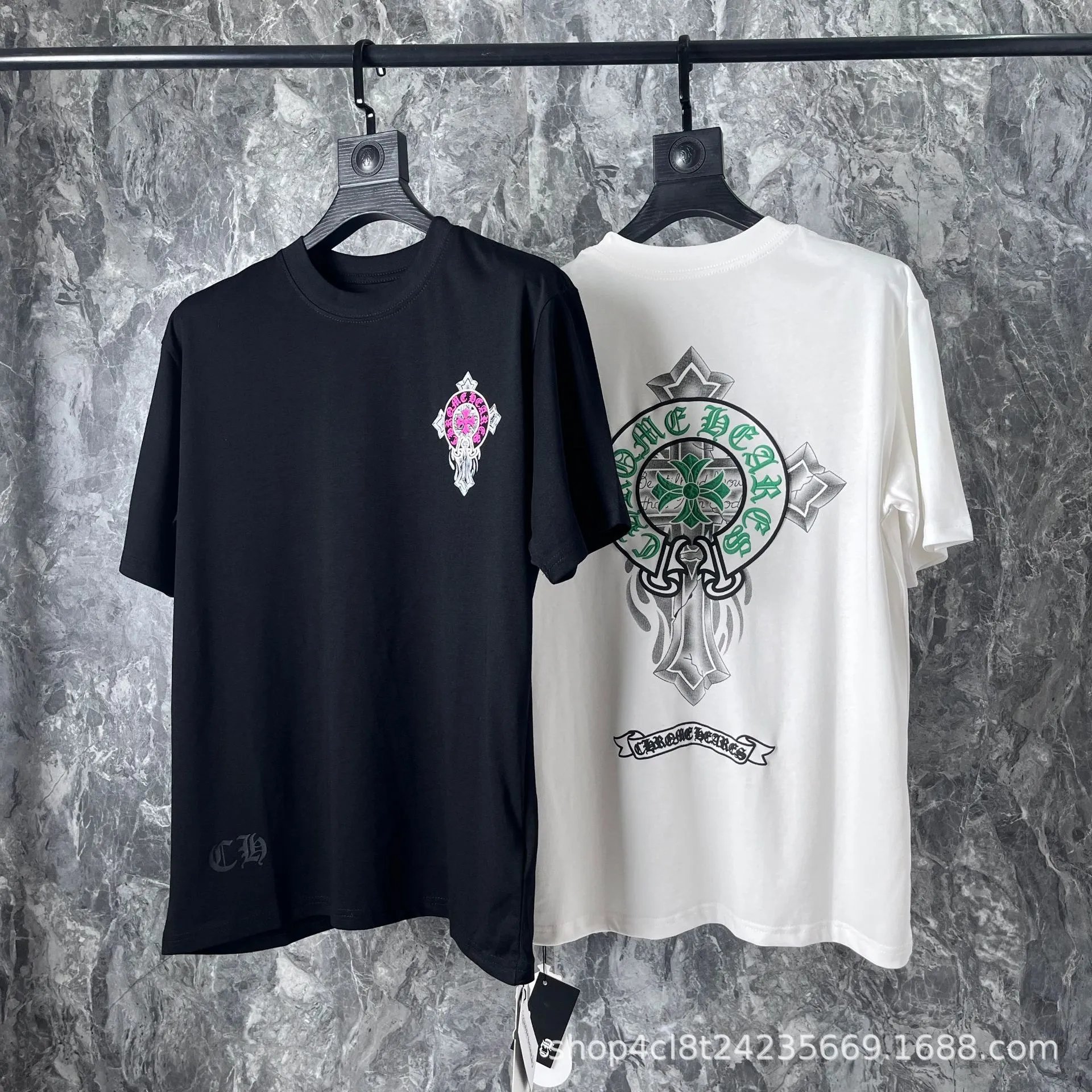 Chrome Hearts Cross Logo White T-Shirt - 23