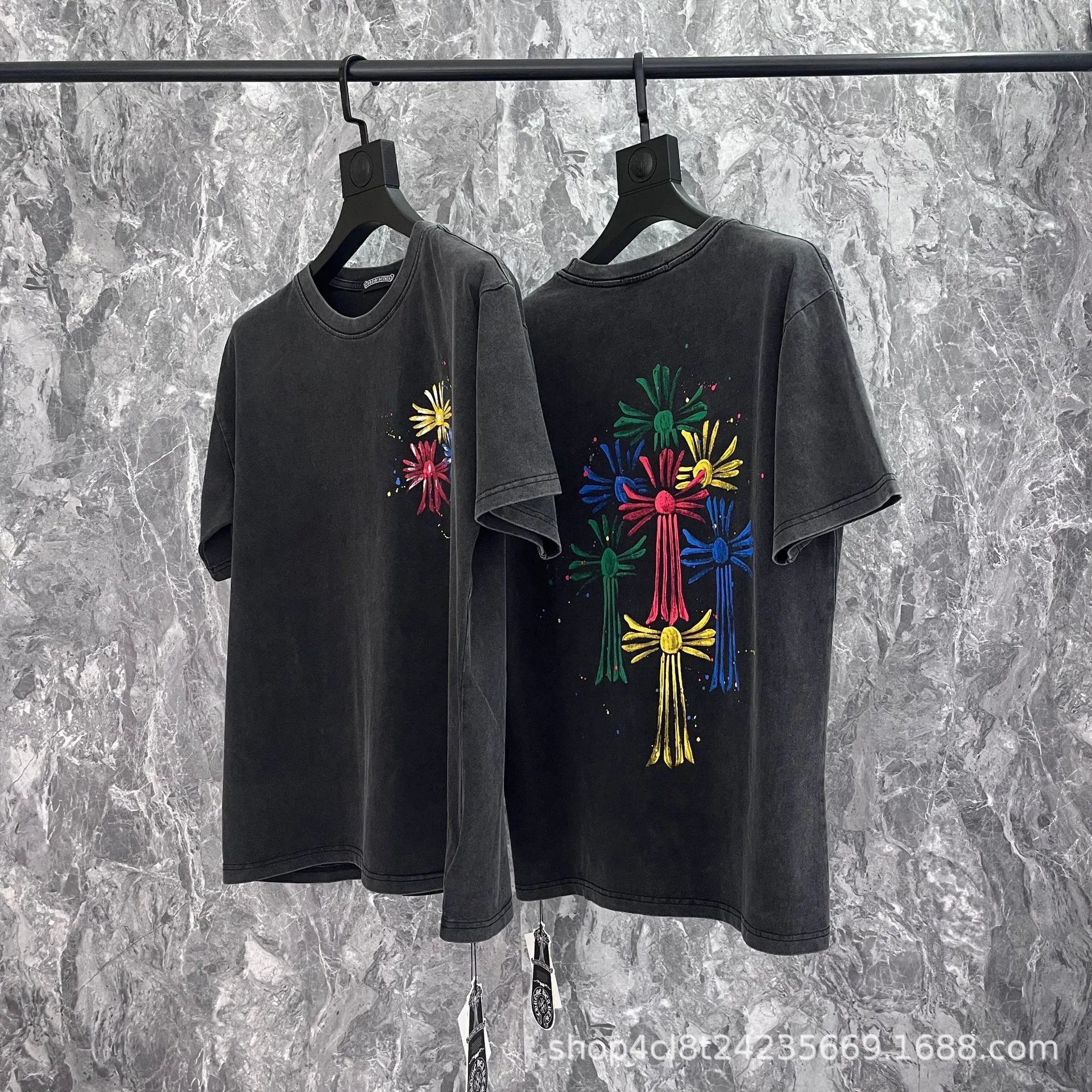 Chrome Hearts Cross Logo White T-Shirt - 19