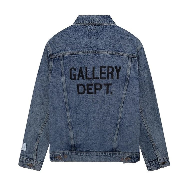 Denim Jacket Gallery Dept. Blue Distressed Oversized