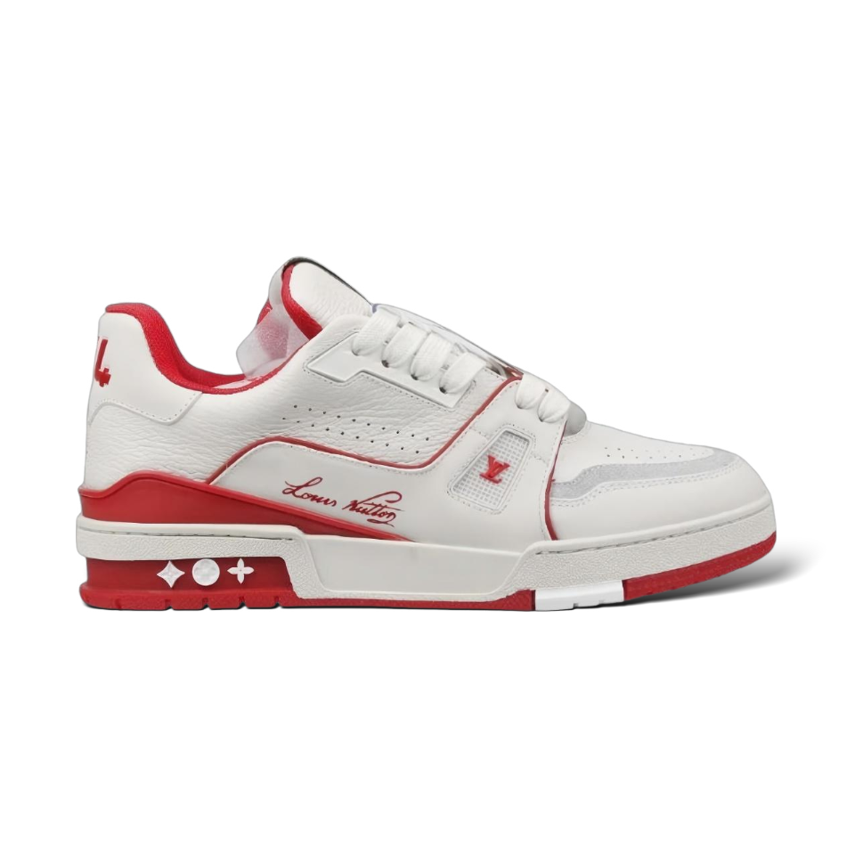 White and red lychee pattern