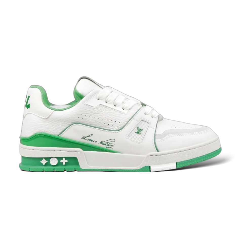 White and green lychee pattern