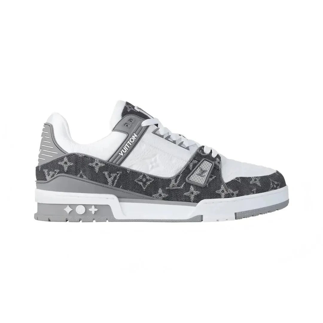 Gray Embossed Monogram