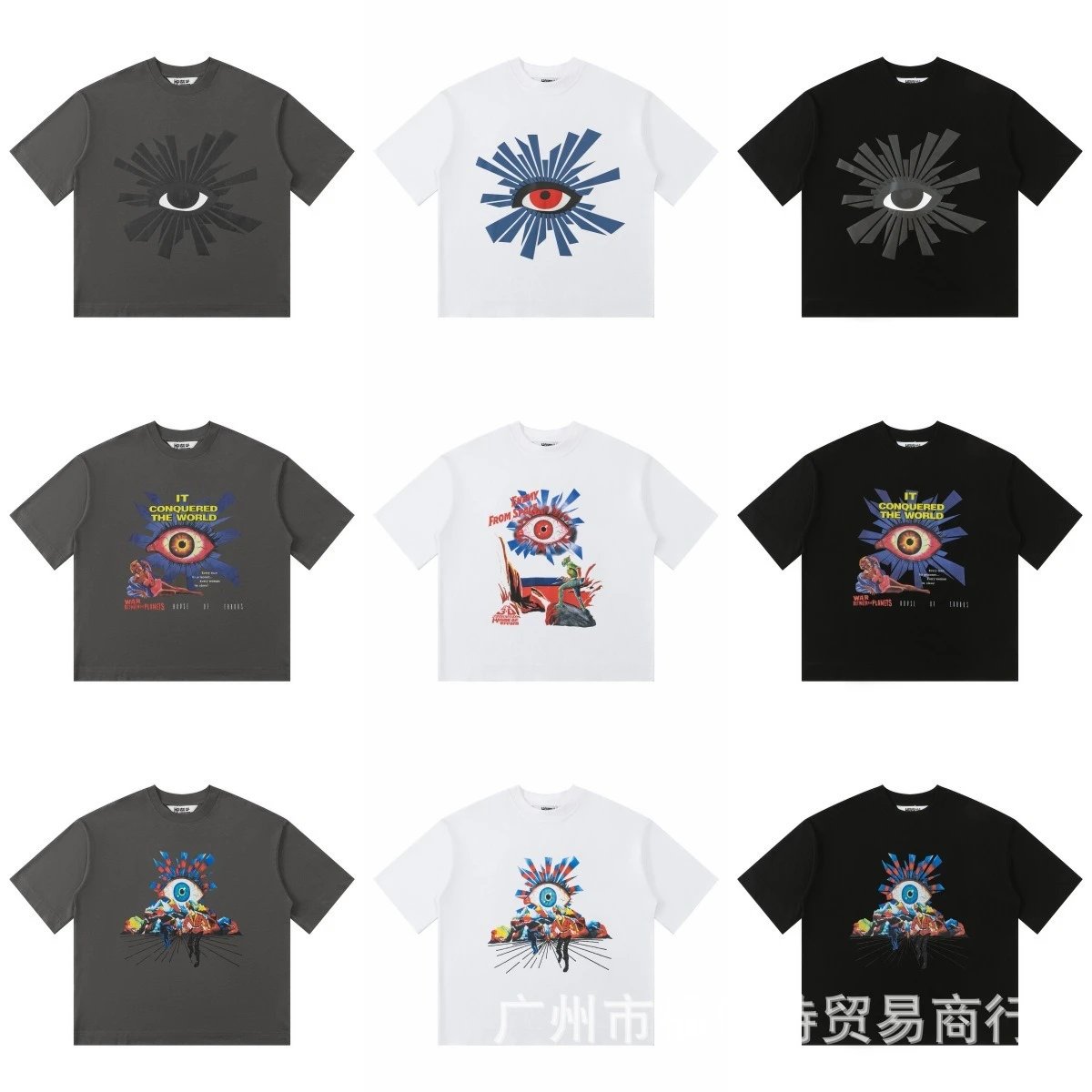 Trendy short sleeved couple high street T-shirt - MLMLSPTS0303