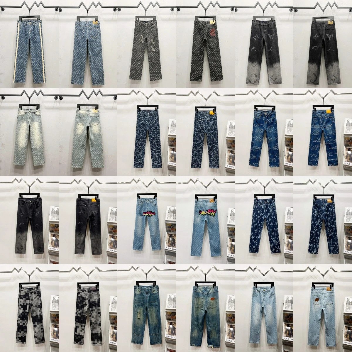 Flower Jeans - MLMLSTPTS0505 [Starting holiday on 2.14, resuming normal business on 2.23]