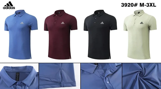 adidas Shirts 3920 Short-Sleeve Polo Shirt product detail image 2