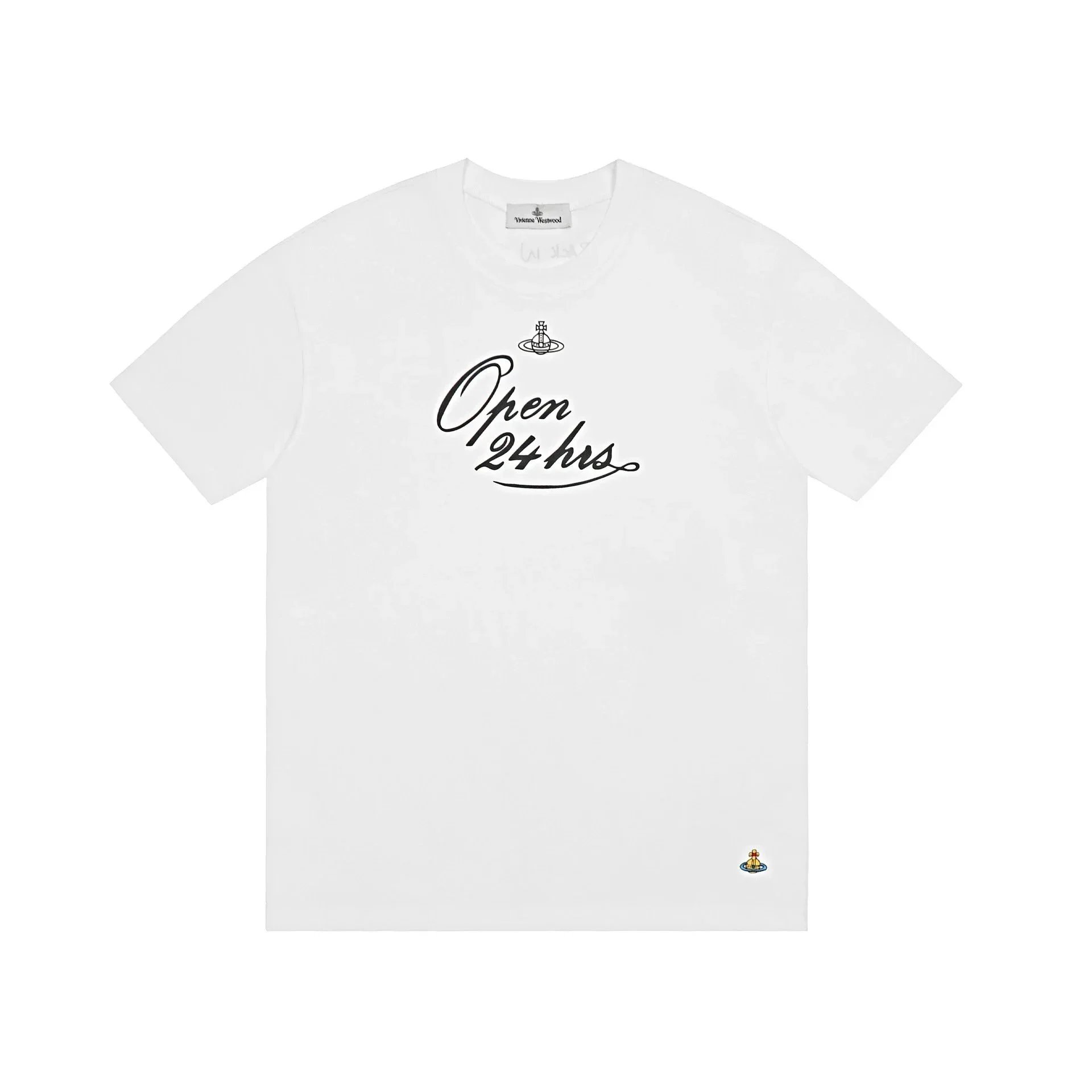 Vivienne Westwood T-Shirts Orb logo graphic short-sleeve T-shirt — 2503 white