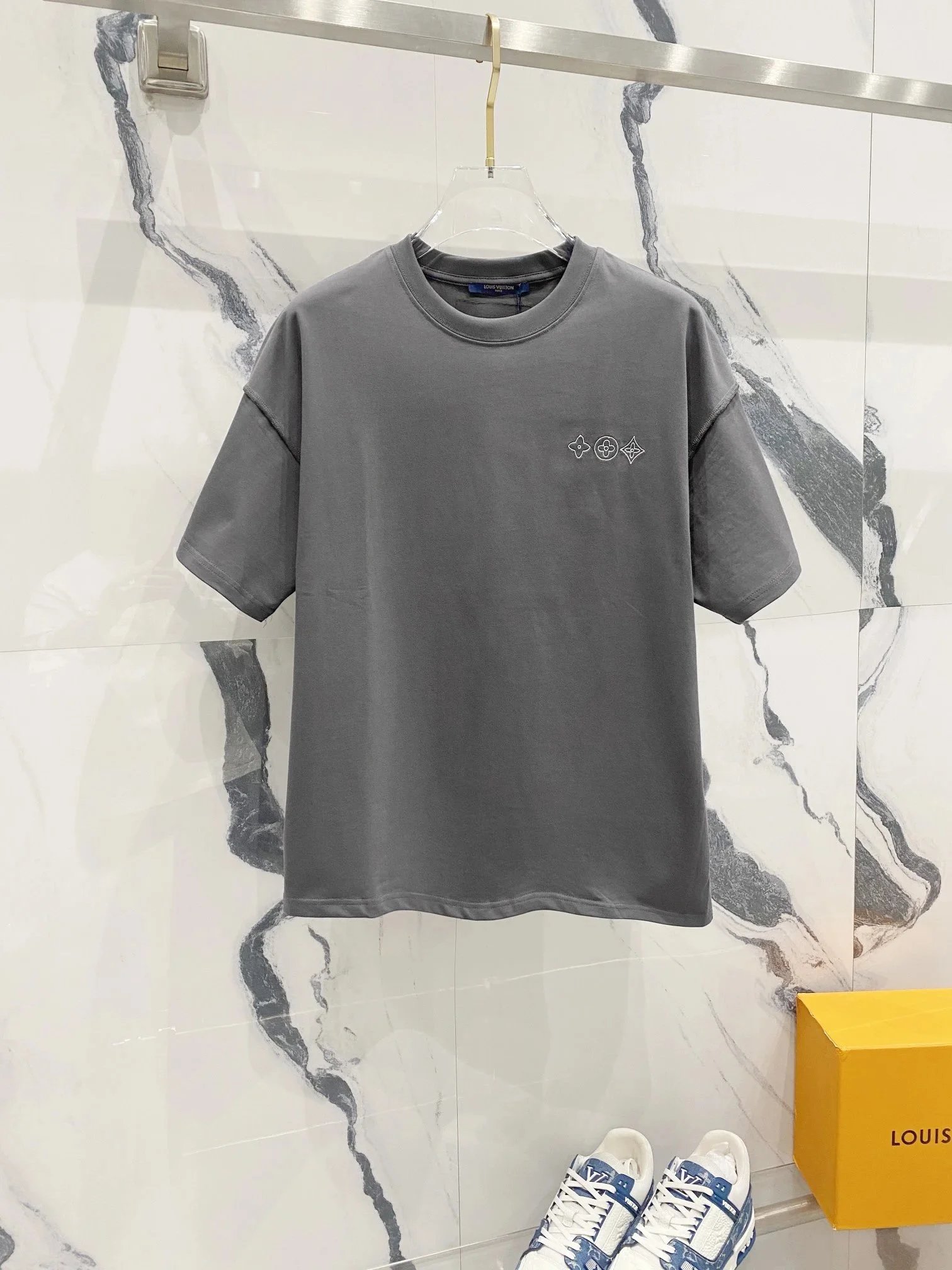 Louis Vuitton T-Shirts Short-Sleeve Logo and Monogram Designs — 12