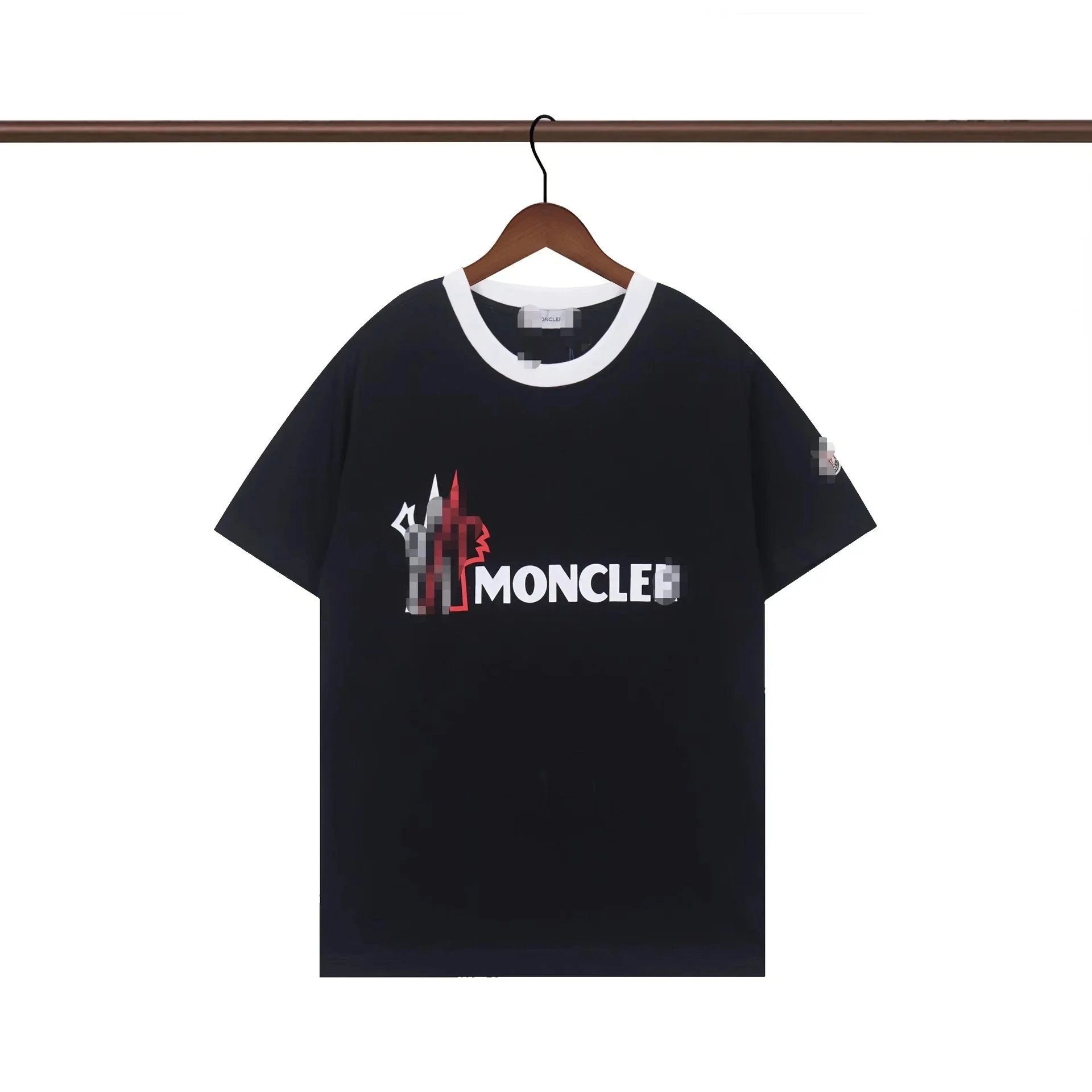 Moncler T-Shirts Logo Print Short-Sleeve T-Shirt — 7