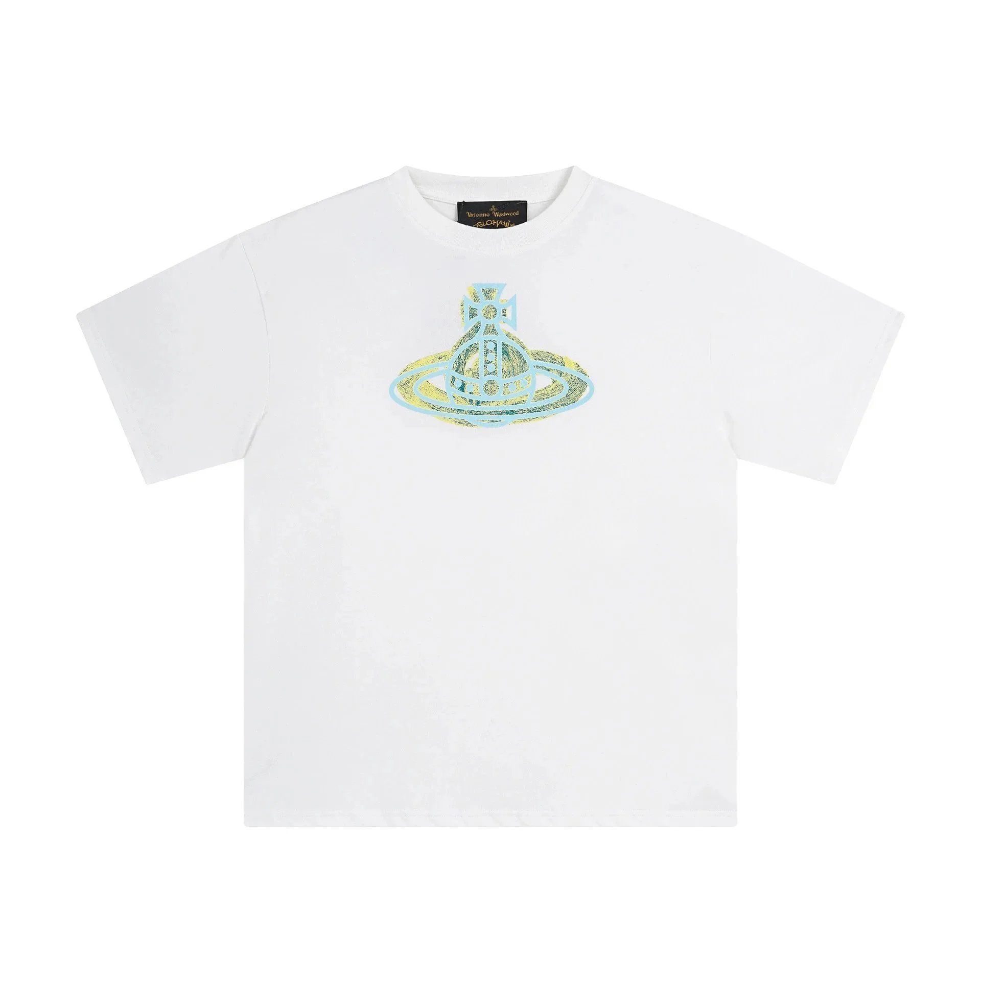 Vivienne Westwood T-Shirts Orb logo graphic short-sleeve T-shirt — 2515 white