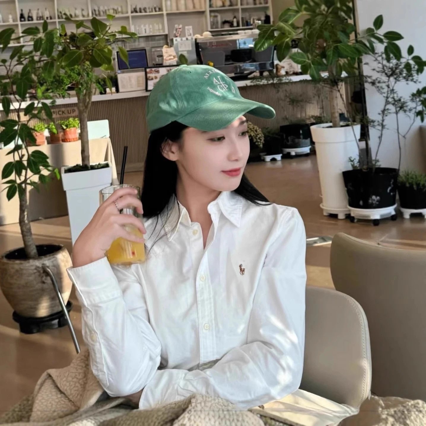 Polo Ralph Lauren White Button