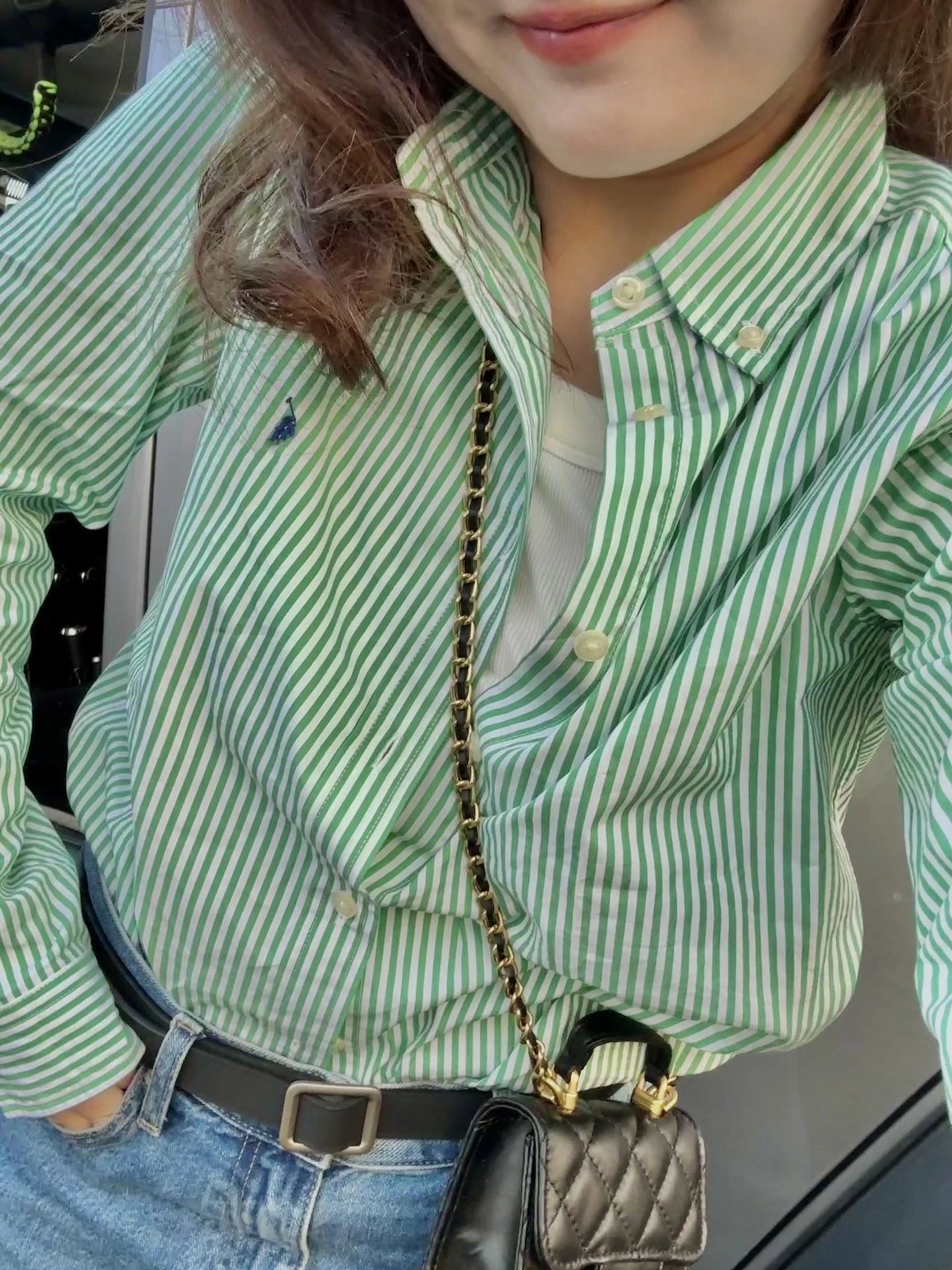 Green stripes