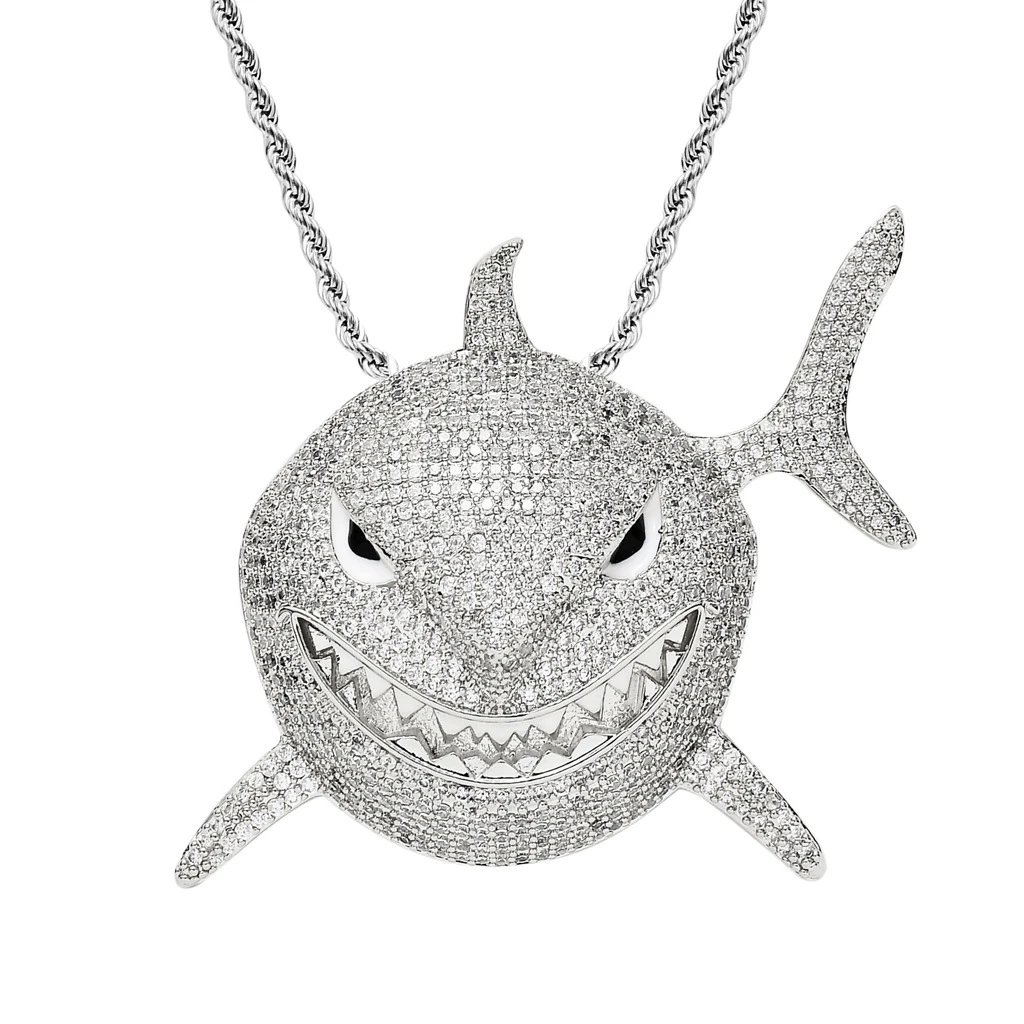 Wish Athletic Necklace Shark Pendant Men