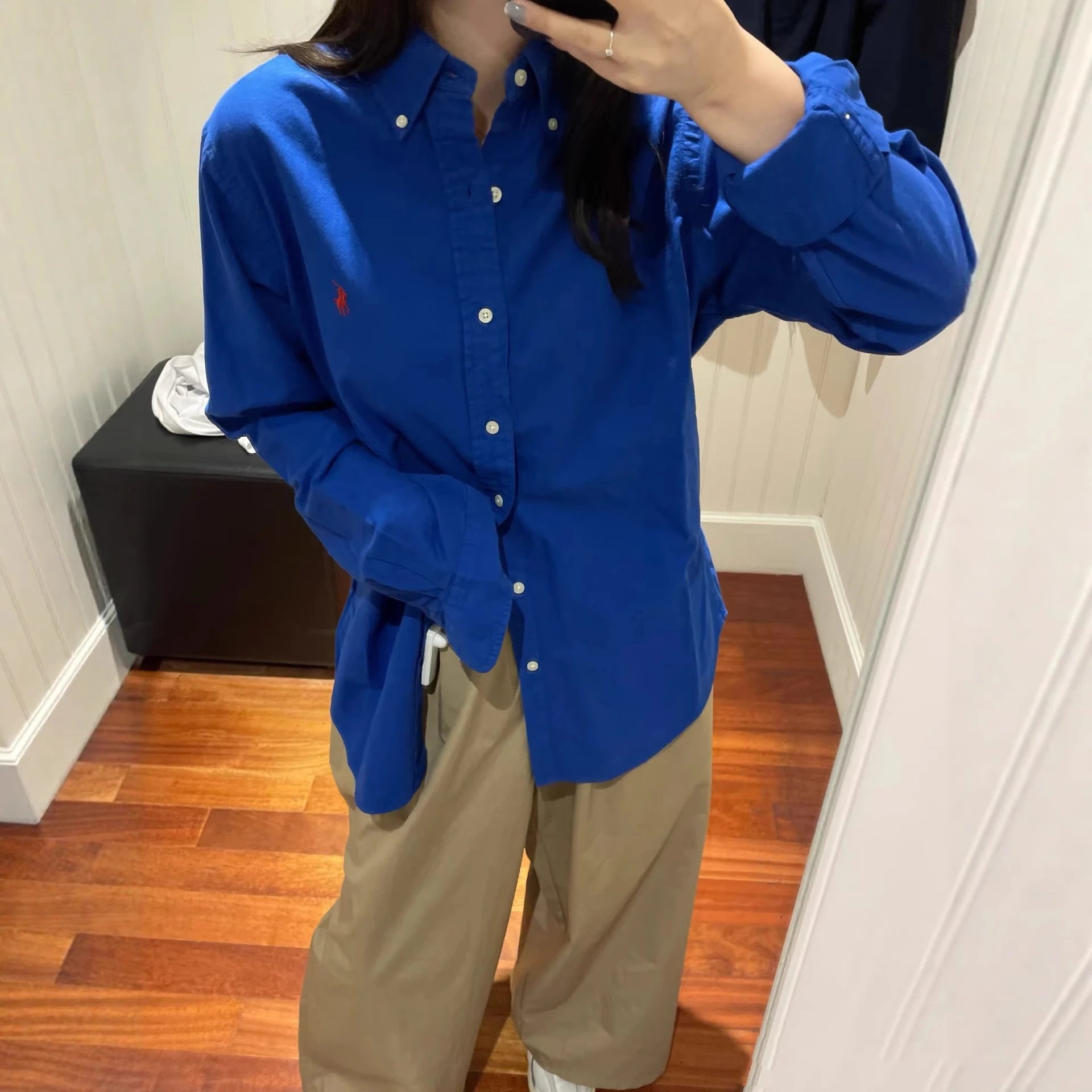 Polo Ralph Lauren Blue Button-