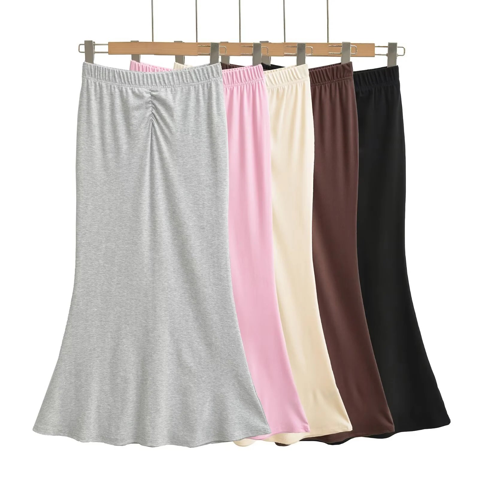 High Waist A Line Skirt