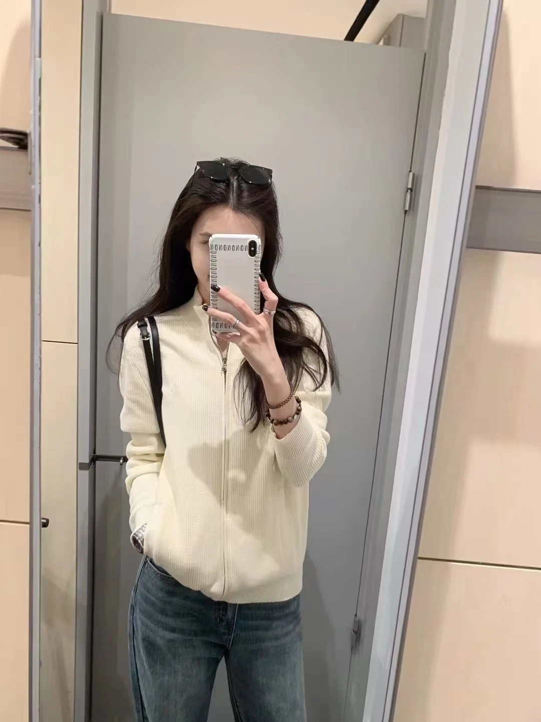 milky white