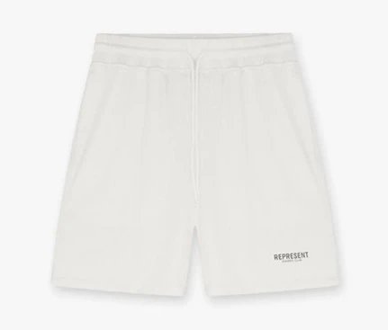 Mesh shorts white