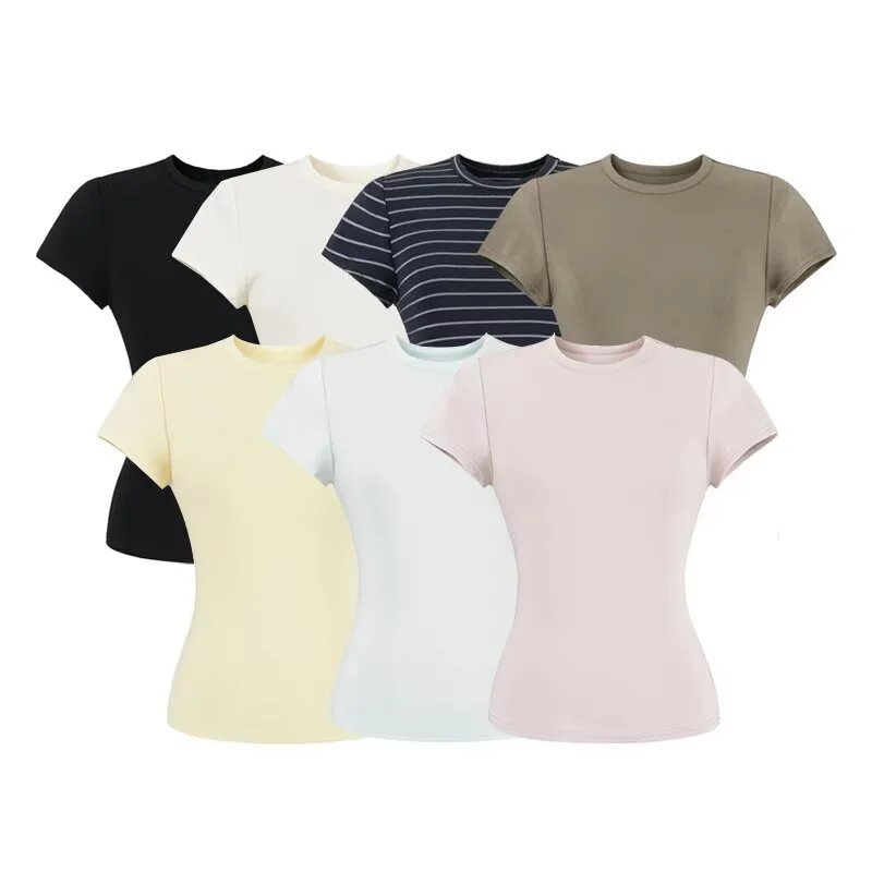Women Performance Athletic Short Sleeve Top