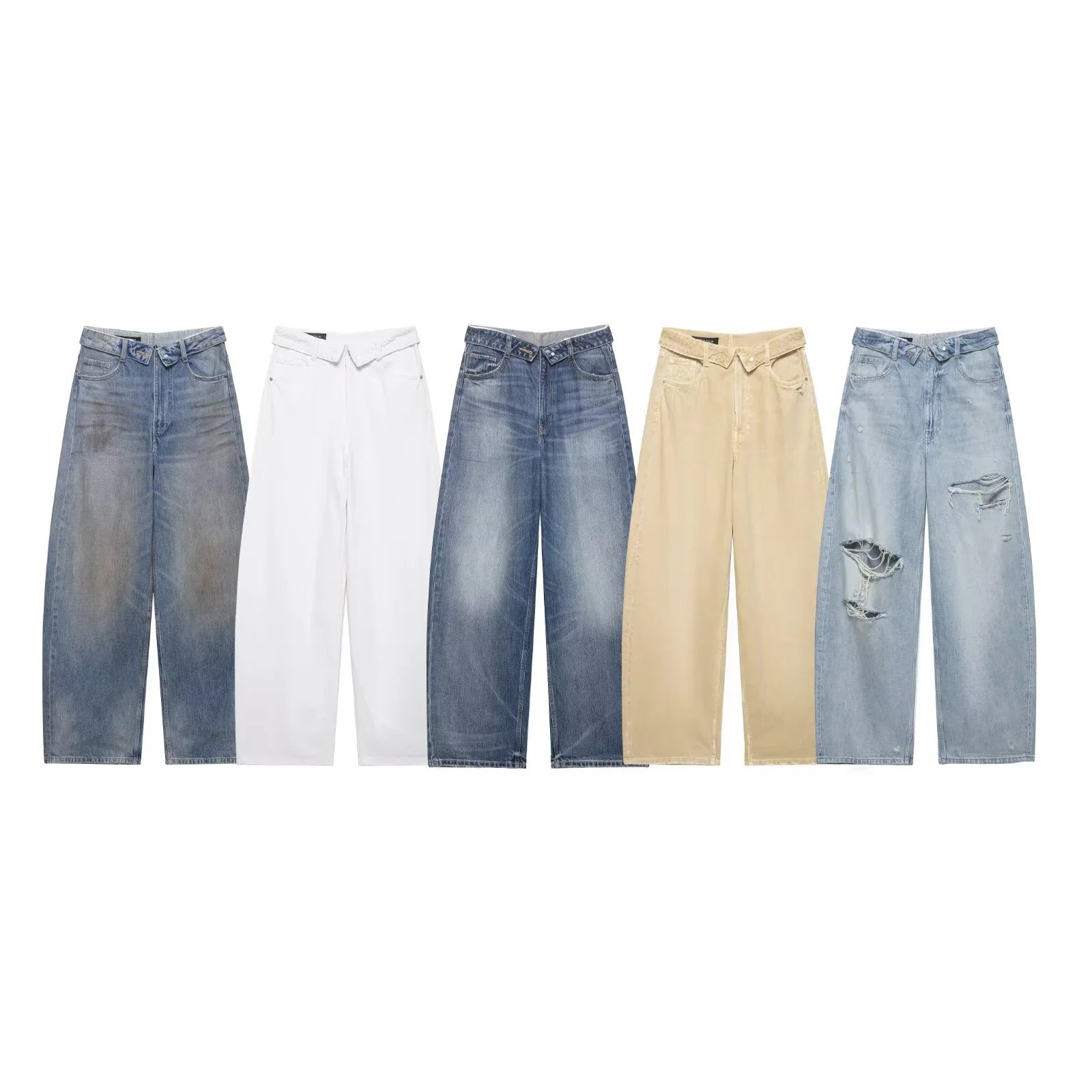 Women Athletic Running Straight Leg Jeans