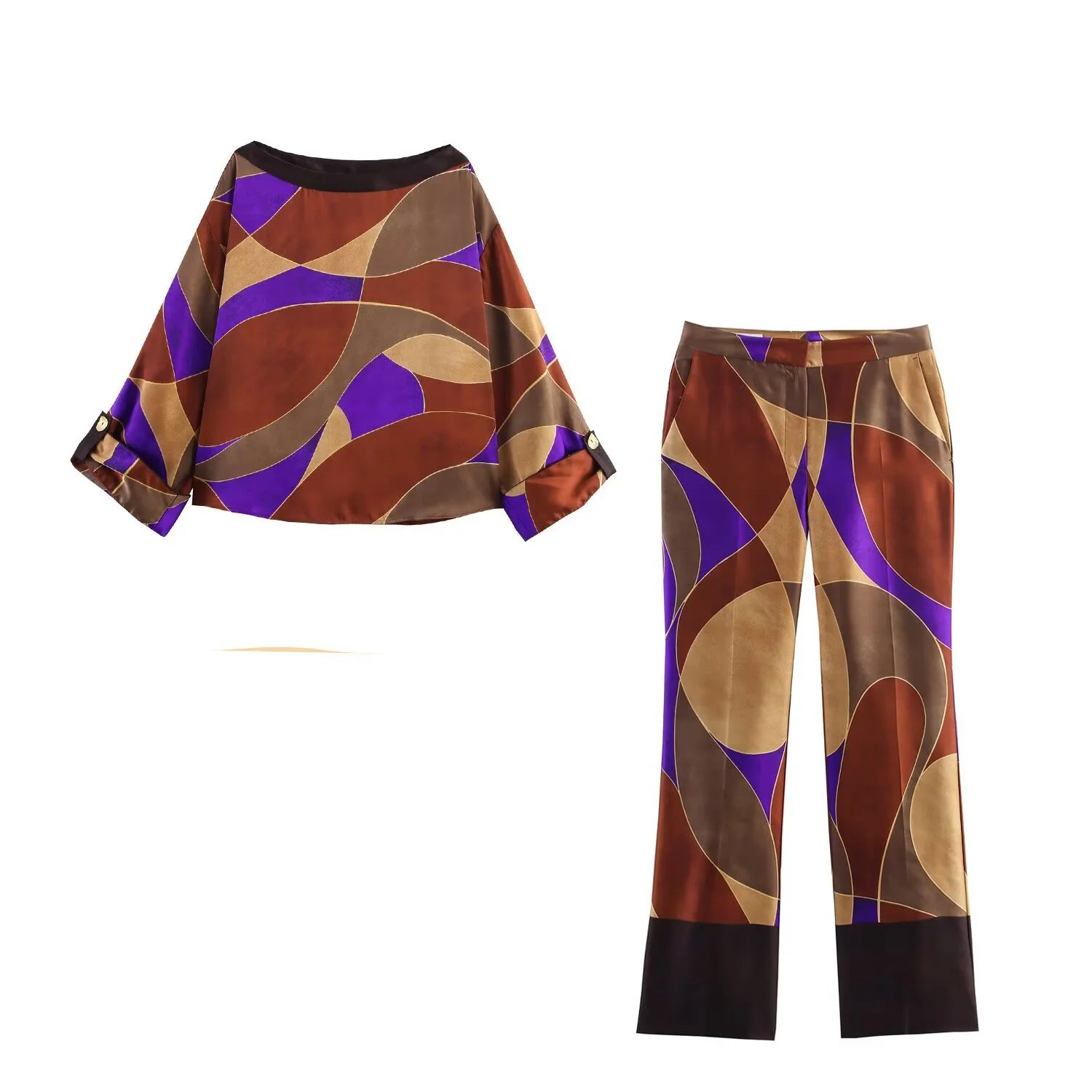 Women Performance Athletic Summer Print Top
