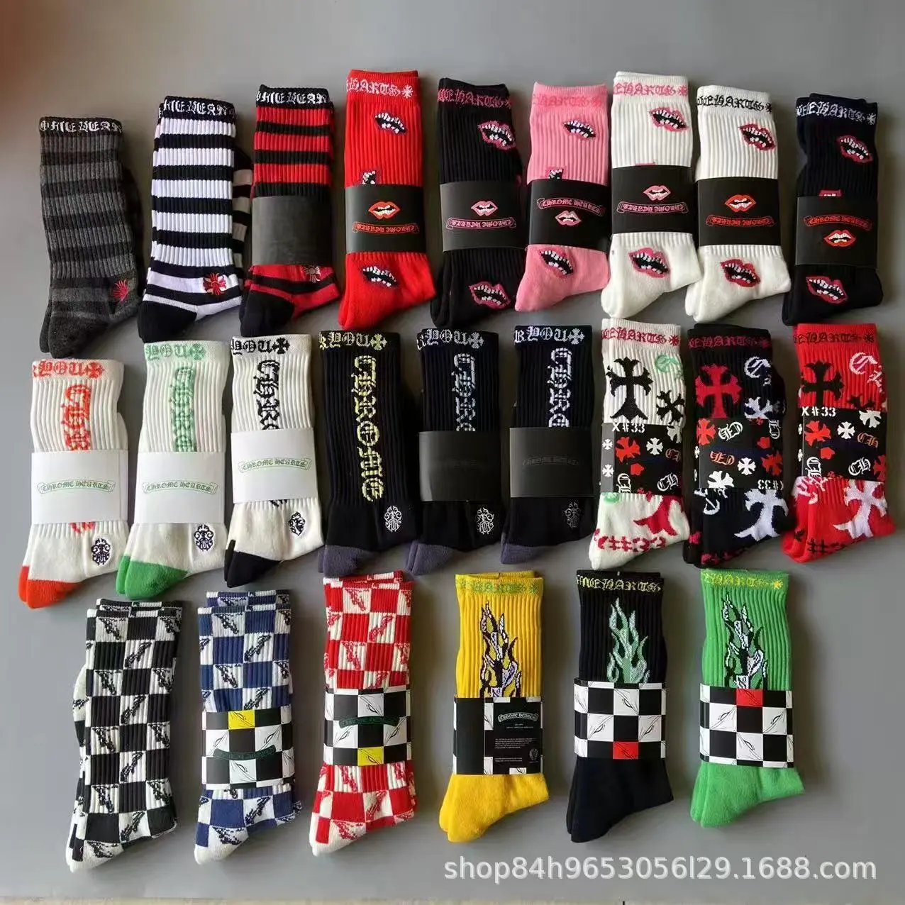 Croc Heart Socks