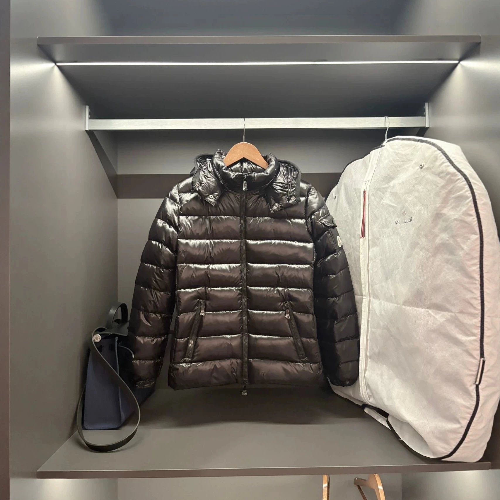 M Brand Classic Athletic Short Puffer Jacket