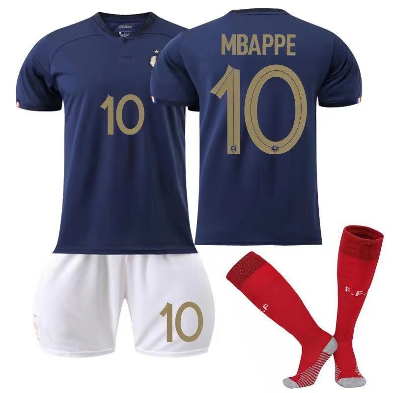 Football Jersey Child 10 Mbappe 19 Benzema 11 