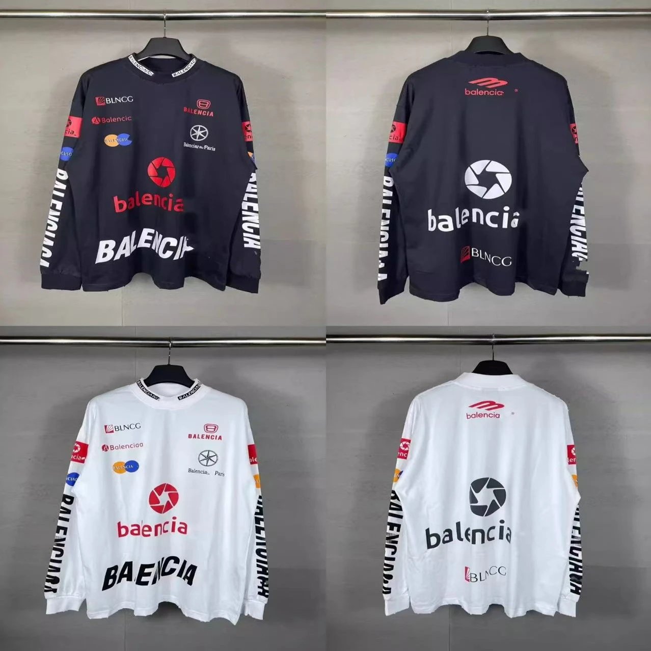 Long Sleeve T-Shirt Paris Letters