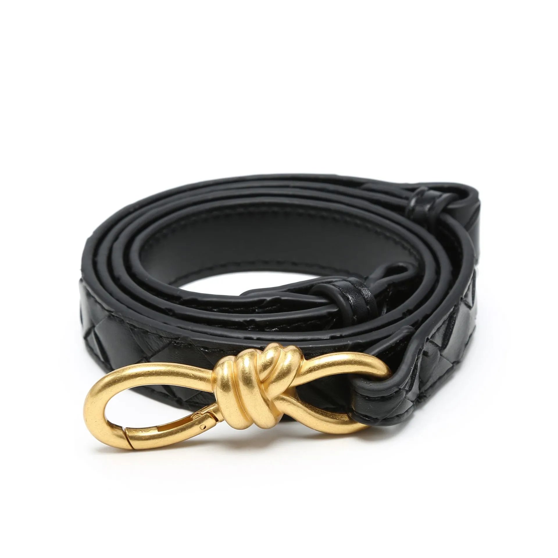 B Brand Simple Ladies Belt Metal Buckle Fashio